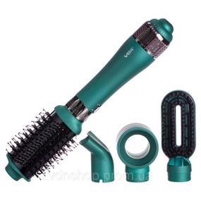 Фен-щітка 4в1 з насадками, 1000 Вт професійний VGR V-493