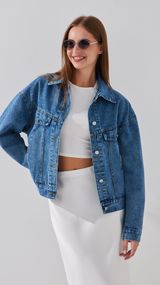 Куртка джинсова жіноча 2506 XL Синій shop (2000991047600)