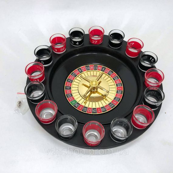 Алкогольная рулетка с рюмками игровой набор "Пьяная рулетка" 16 рюмок, Игра для развлечения на вечеринке ED-68 | Зображення 9