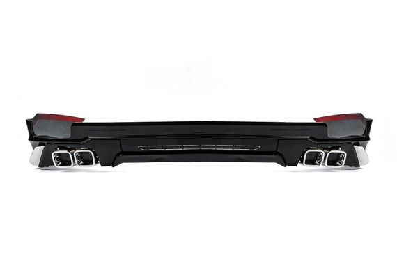 Накладка на задній бампер Modelista V3-LED (2017-) Білий колір для Toyota Land Cruiser Prado 150 2009-2023 рр