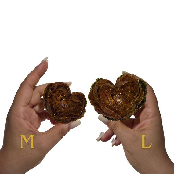 Свічка низькотемпературна у вигляді троянди з глітером GlowKink бордова, М sexstyle | Зображення 8