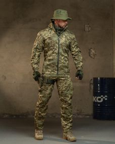 Тактичний костюм гірка retouch на флісі піксель ВТ7681