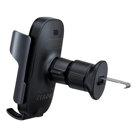 Бездротовий автомобільний зарядний пристрій Baseus з технологією Qi 15W Чорний | Зображення 2