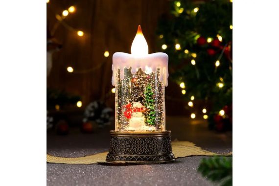 Новорічна декоративна музична свічка (SH2826)