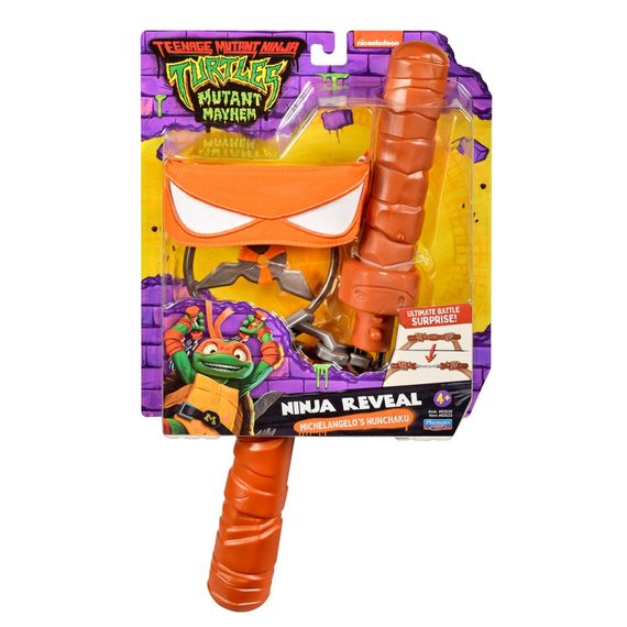 Набір іграшкової зброї Нунчаки Мікеланджело TMNT 83523 трансформується | Зображення 2