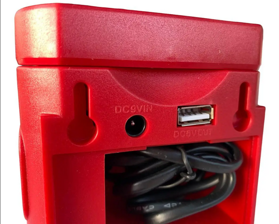 Аварійний акумуляторний ліхтар лампа Almina DL-2424 з функцією Power bank переносний світильник 24 LED Червоні   знижка | Зображення 7