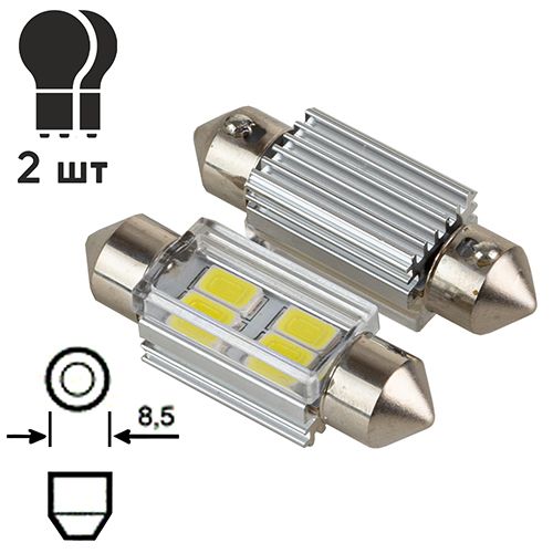 Лампа PULSO/софітні/LED SV8.5/T11x36mm/4 SMD-5730/9-18v/130Lm | Зображення 2