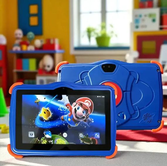 Детский планшет Kidiby K85 в прорезиненной крышке с Wi-Fi на Android 7 дюймов | Зображення 5