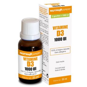 Витамин D NUTRIEXPERT VITAMINE D3 NATURELLE 1000 UI 20 ml /500 servings/