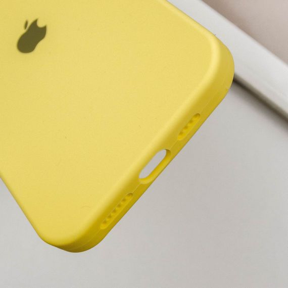 Чохол Silicone Case Full Protective (AA) для Apple iPhone 16 (6.1") Жовтий / Yellow | Зображення 6