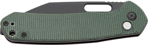 Ніж CJRB Pyrite Wharncliffe BB Micarta Green | Зображення 2