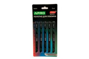 Полотно пильное для лобзика Apro - T101BR 100 x 2,5мм дерево-пластик (5шт)
