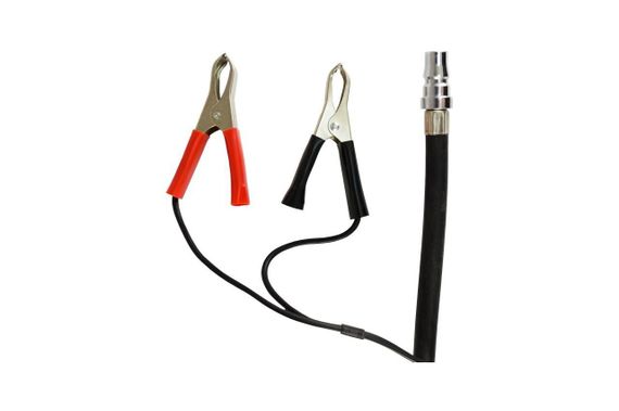 Компресор автомобільний двопоршневий (автокомпресор) (85л/хв 10Атм 18А) (кручений шланг) СИЛА 9004091 | Зображення 2