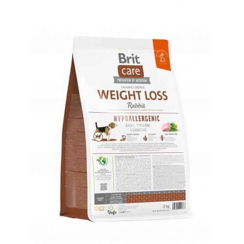 Сухой корм Brit Care Dog Hypoallergenic Weight Loss для собак с лишним весом, гипоаллергенный с кроликом, 3 кг | Зображення 2