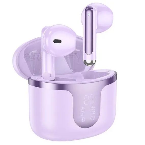 Навушники HOCO EQ7 Snowflake true wireless BT headset Purple