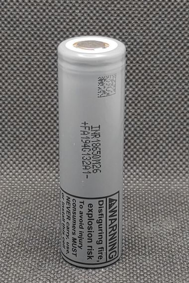 Акумулятор високострумовий LG INR18650M26 (EBM26) 3,6V 2600mA ( 10A ) 1шт. | Зображення 2