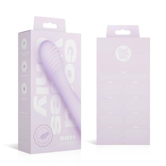 Вібратор Good Vibes Only - SOFI G-Spot Vibrator Soft Silicone - Purple (м'ята упаковка!!!) Sex Aura | Зображення 8