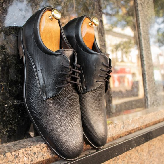 Черные мужские туфли из Польши 45 размер