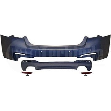 Бампер задній BMW 5 G30 17-20 (з відп. PDC. -M-Tech-), 715 5121