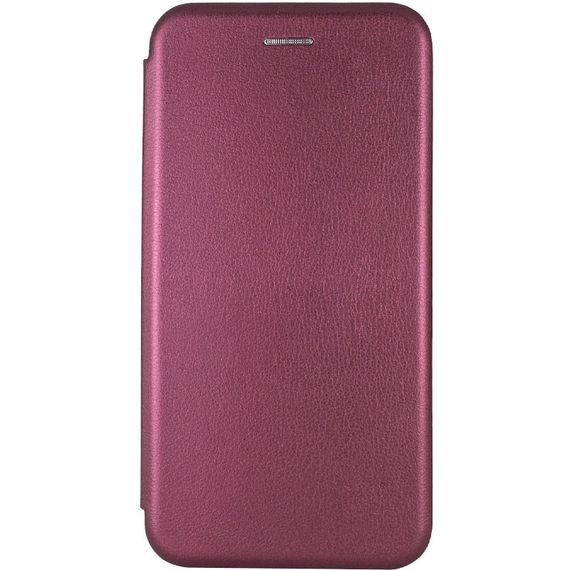 Кожаный чехол-книжка Classy для Xiaomi Poco X3 NFC / Poco X3 Pro Бордовый