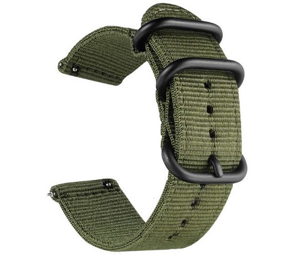 Нейлоновый ремешок Primo Traveller для часов Samsung Galaxy Watch Active / Active 2 - Army Green
