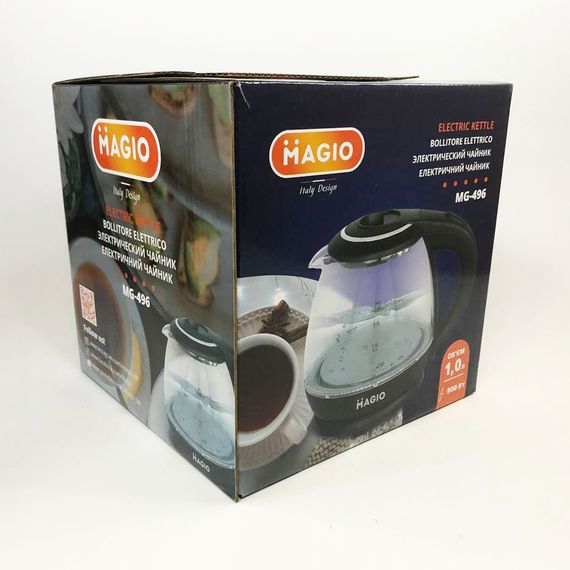 Електрочайник з функцією автовідключення Magio, Електрочайник із захистом для чаю і води WS-95 | Зображення 3