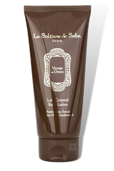 Молочко для тела с ароматом Амбра, Мускус и Сандал LA SULTANE DE SABA Body Lotion Voyage en Orient (200 ml)