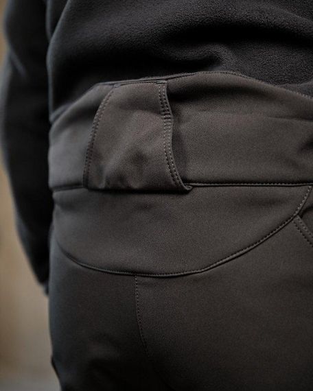 Тактичні штани софтшел DRAFT висока талія чорні ВТ7615 | Зображення 2