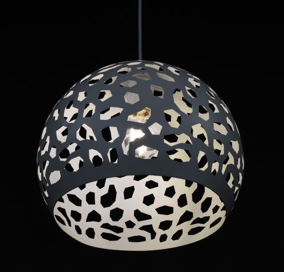 Люстра підвісна на 1 лампочку 27804 Білий 30-200х30х30 см. | Зображення 3