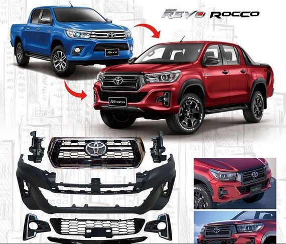 Передний бампер Rocco для Toyota Hilux 2015-2024 гг | Зображення 6