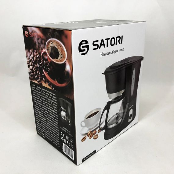 Кофеварка капельная Satori SCM-600-PBL, 650 Вт, Маленькая кофемашина для дома, Маленькая кофемашина | Зображення 5