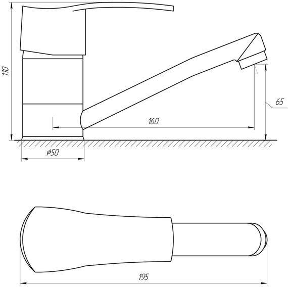 Змішувач для раковини Globus Lux QUEENSLAND GLQU-203M | Зображення 1