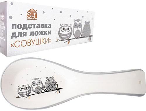 Підставка під ложку Be Happy «Совушки» керамічна 23х2.5см | Зображення 1