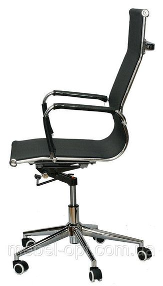 Офісне крісло Solano mеsh black репліка крісла Eames Style HB Ribbed Office Chair EA 119 | Зображення 2