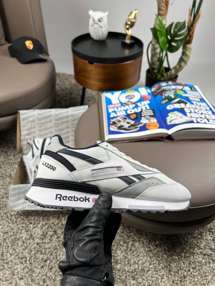 Мужские кроссовки замша  bok Classic LX2200 White Black весна / літо / осінь A3653 46 | Зображення 2