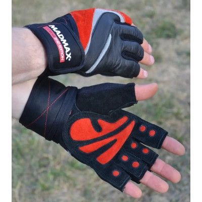 Перчатки для фитнеса MadMax MFG-568 Extreme 2nd edition Black/Red S (MFG-568_S) | Зображення 8