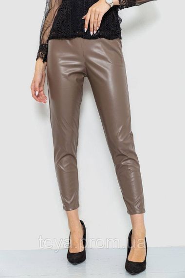 Лосини жіночі з екошкіри колір моко розмір S FA_007886