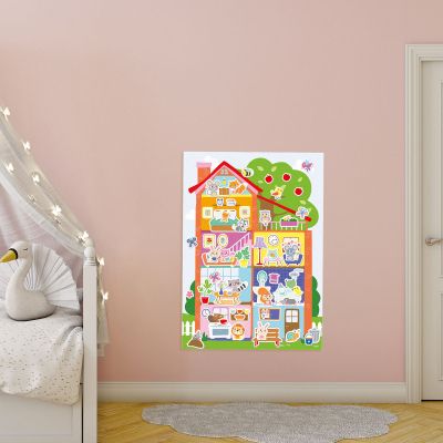 Набор для творчества Ses Creative з наліпками серії My first Затишний будинок (14476S) | Зображення 4