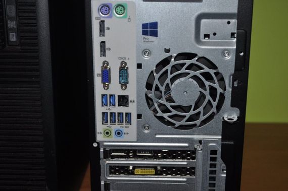 Комп'ютер HP EliteDesk 800 G2 Tower / Intel Core i7-6700 (4 (8) ядра по 3,4 - 4,0 ГГц) / 16 ГБ DDR4 / 256 ГБ SSD / nVidia GeForce GTX 745, 2 ГБ GDDR3, 128-біт / DVD-ROM / Windows 11 Pro б/в | Зображення 3