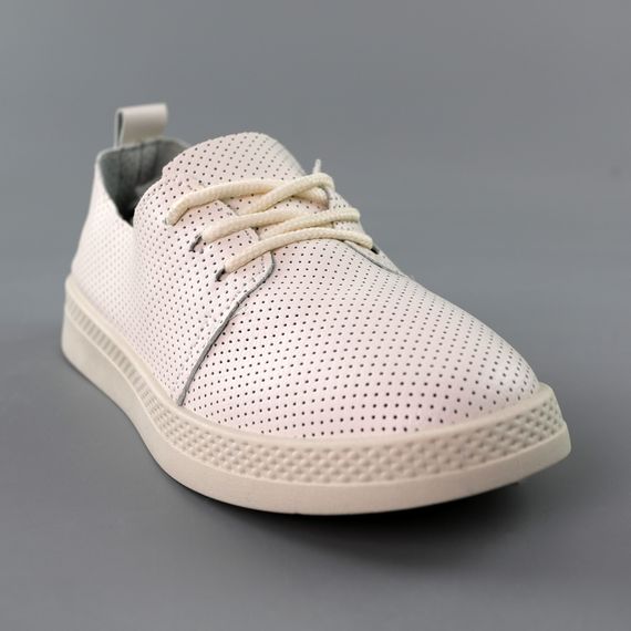 Кеди жіночі перфорація 591552 Молочні 36 37 38 39 40 41 | Зображення 1