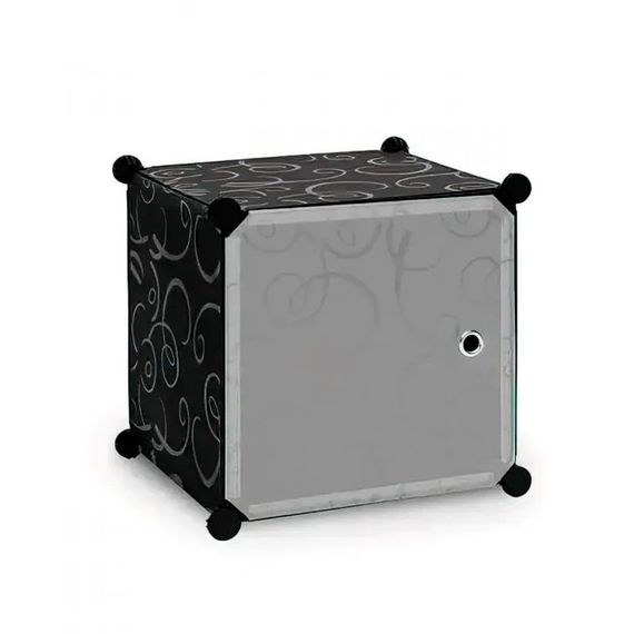 Шафа пластикова Storage Cabinet MP-39-61, 110x110x37 см, Black, Box | Зображення 2