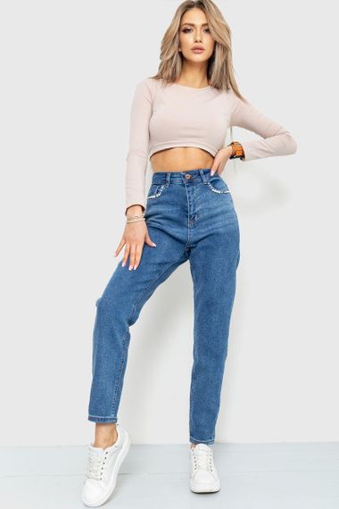 Джинсы женские MOM  цвет синий 164R5990 | Зображення 1