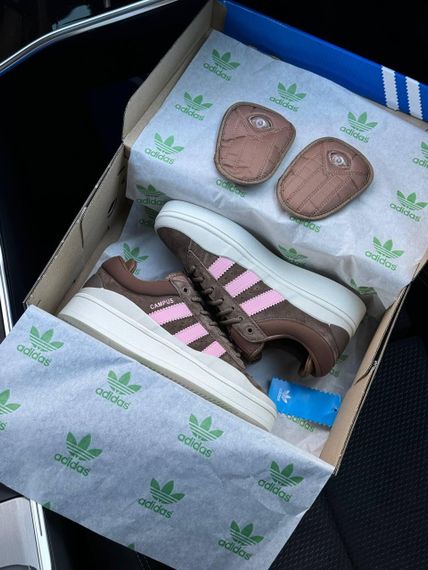 Кросівки Campus x Bad Bunny Brown Pink , В'єтнам 41 26 см | Зображення 4