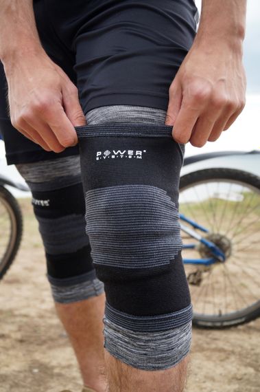 Наколінники Power System PS-6002 Knee Support Black/Grey (пара) M | Зображення 2