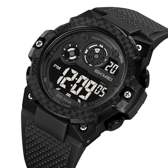 Спортивний чоловічий годинник Skmei 2337BKBK Black-Black | Зображення 2