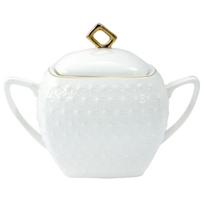 932511-А Цукорниця фарф. біла  500 мл  квадр. 6911100000