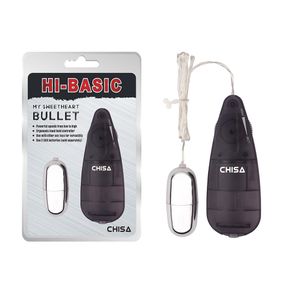 Вибропуля на пульте управления Chisa Hi-Basic, серебристый Sex Aura