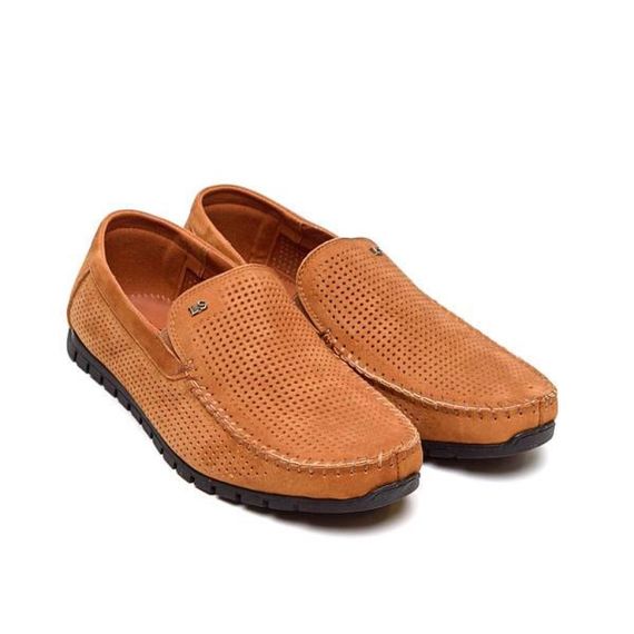 Літні шкіряні кеди Legges перфорація рижі | Зображення 2