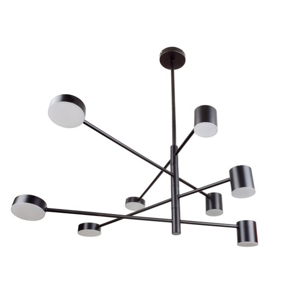 Светильник потолочный подвесной BR-01 631S/8 LED 56W WW + NW + CW BK | Зображення 4
