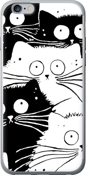 Чехол на iPhone 6 Plus Коты v2 "3565u-48-17620"